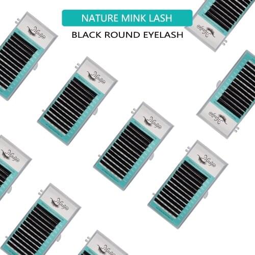 New 12 Rows C D curl 0.15MM EyeLash 8-15MM Extension 3D Lashes Extension 3D Mink EyeLash Extension Fake EyeLashes Clusters