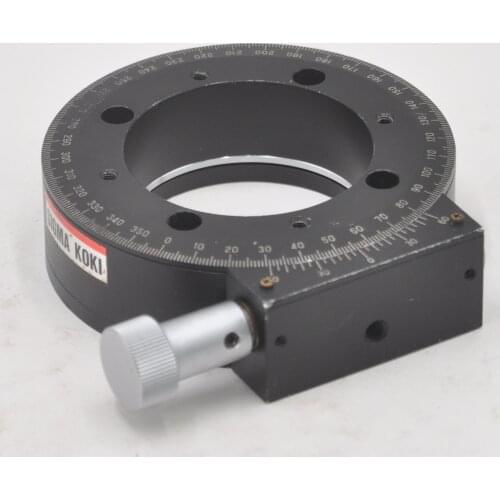 Sigma manual rotary slide LR100 rotary tester stage R axis adjustment high precision micrometer used