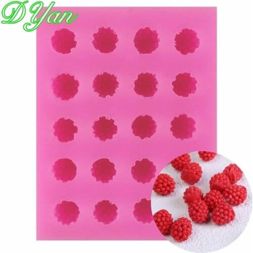 Raspberry Strawberry Silicone Fondant Mould Chocolate Cake Mold Decor Silicone Cake Mould Cupcake Decoration Tools A1836