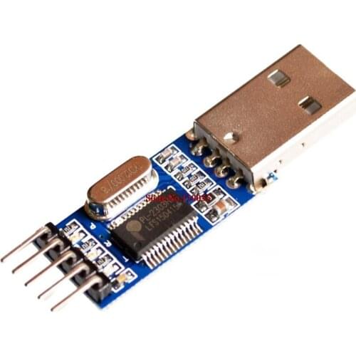 【SIMPLE ROBOT】USB to TTL / USB-TTL / STC microcontroller programmer / PL2303 in nine upgrades plate with a transparent cover
