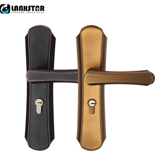 Modern Design Doors Handle Lock European Diamond Crystal Handle Interior Room-door Lock Door Hinges Closers