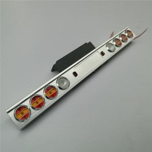 Led Taillight Bar Lamp for 1/14 Tamiya King 56344 56301 RC Truck Trailer Tractor Parts Accessories
