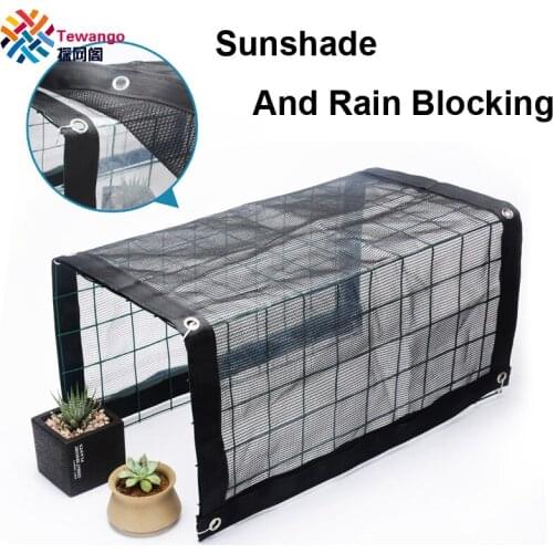 Tewango Sunshade Sail +Clear Rain Tarp Balcony Succulent Plants Shelter Home Garden Canopy For Flowers Sun and Rain Block