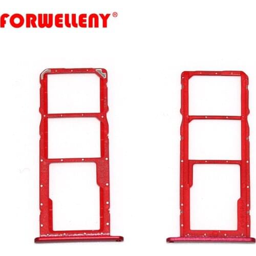 For huawei honor 8X Micro Sim Card Holder Slot Tray Replacement Adapters Replacement Parts red blue black purple