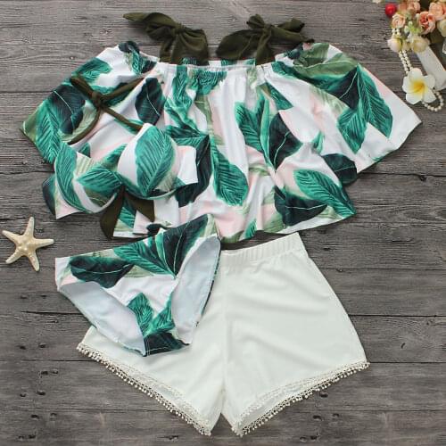 2021 New Ladies Four Piece Bikini Set Swimwear Push Up Sexy Underwire Bathing Suit Swim Beach Wear Summer Women Swimsuit Bikini