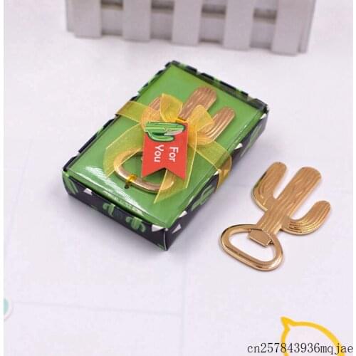 150pcs Cactus Bottle Opener Cactus Shaped Openers in Gift Boxes Wedding Favors Gifts for Guests Party Supplies