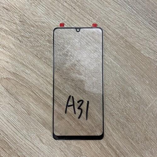2Pieces/lot For A31 A315 SM-A315F Original LCD Screen Front Glass Lens Repair Parts Touch screen Outer glass Panel Replacement