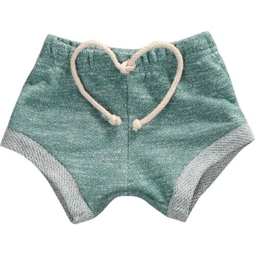 2017 Fashion Kid Baby Boys Girls Pure Color Cotton Shorts Bottoms Toddler Summer Bloomers 0-4T