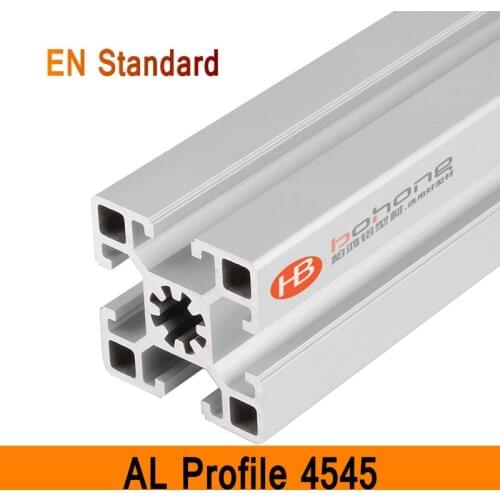 4545 Aluminium Profile EN Standard DIY Brackets Aluminium AL Extrusion Style CNC 3D DIY Printer Workbench T-slot Aluminum Pipe