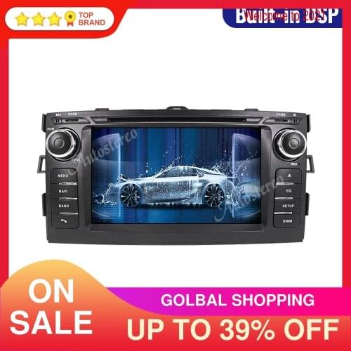 Android 10 Wireless Carplay For Toyota Auris 2006-2012 Auto Stereo Multimedia Player Car GPS Navigation Radio Recorder Head Unit
