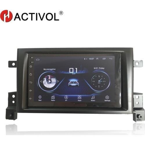 Hactivol 2 din car accessories car radio stereo for SUZUKI Grand Vitara Nomade 2005-2011 car dvd player gps navi car sticker
