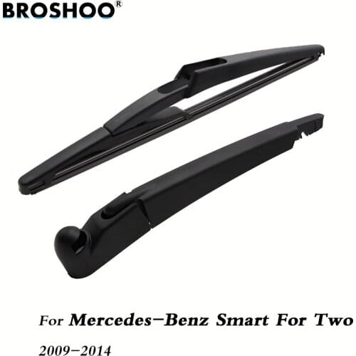 BROSHOO Car Rear Wiper Blades Back Windscreen Wiper Arm For Mercedes-Benz Smart For Two Hatchback (2009-2014) 270mm Auto Styling