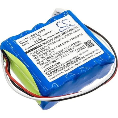 CS 800mAh / 9.60Wh battery for Endo-Mate EM13M, NE131, NE169, U421070 U421-070
