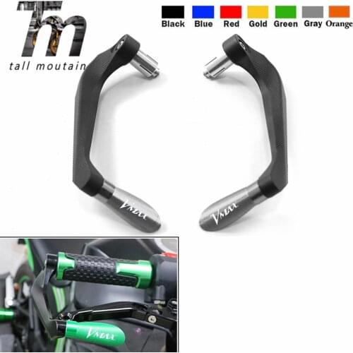 For Yamaha V-MAX V Max Vmax 1200 Universal Motorcycle CNC 7/8" 22mm Handlebar Handle Grips Brake Clutch Levers Guard Protector
