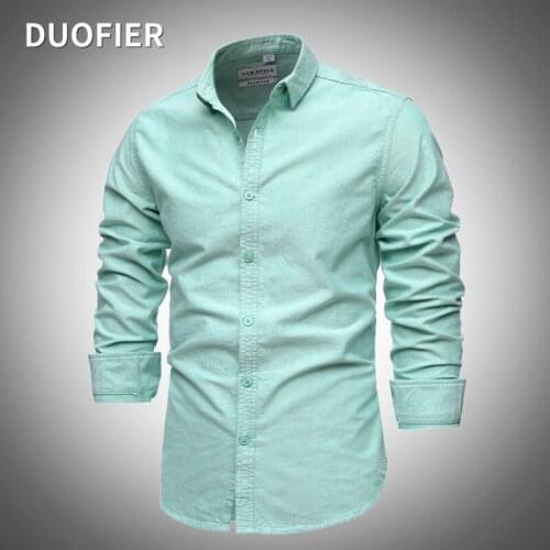 Мужские приталенные рубашки DUOFIER China At AliExpress