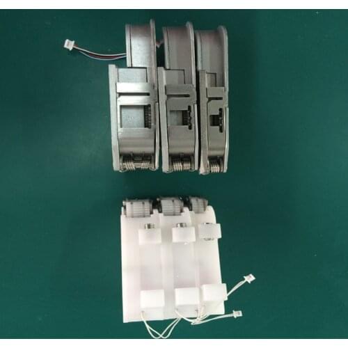 8mm SMT electric feeder in model NeoDen4 Pick and Place machine,combine by feed box and peel box