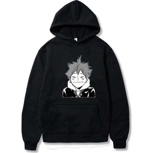 Haikyuu Printed Hoodie Woman 2021Hyuga Shoyang Kawaii Comfort Harajuku Casual Hoodies Fashion Lace-up Women Hoody