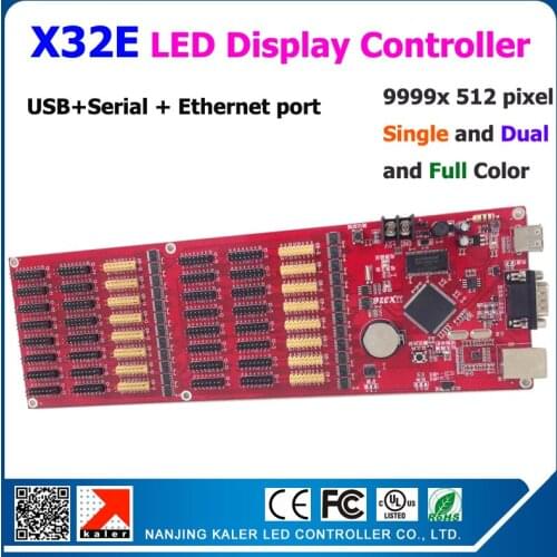 Kaler Kaler X32E led display screen controller support 512*9999 pixel big full color indoor outdoor led display screen