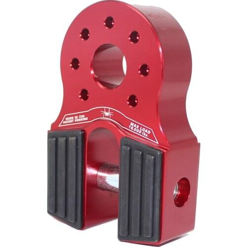 Winch Hook Rope Trailer Hook Connector Flat Shackle Mount Aluminum Alloy Rescue Trailer Hook Connector 10T top quality