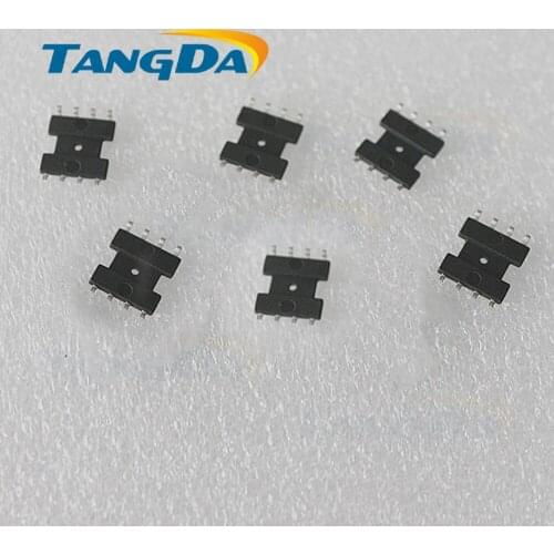Tangda SMD SMT magnetic ring base 10*10mm 4+4P inductor bases magnetic ring tray 8pin pin pitch:2.5mm row pitch:12.4mm
