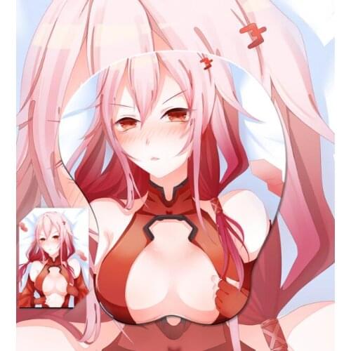 YUZURIHA INORI Figure 3d Anime Girl Soft Gel Gaming Mouse Pad Mousepad Wrist Rest 6066 Gifts Man Adult Toy