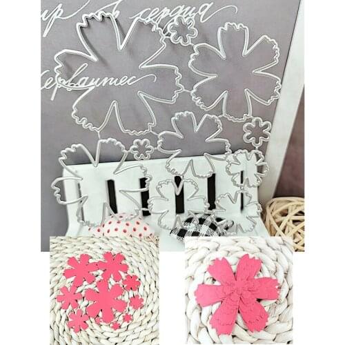 Suitable for metal cutting mold and scrapbook photo album DIY greeting card making 3D creative plant flower mold 2020 NEW