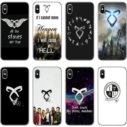 Silicon Soft Case For Huawei P30 P20 Pro P10 P9 P8 Lite Y5 Y6 Y7 Y9 P Smart Plus 2018 2019 shadowhunters TPU Phone Case