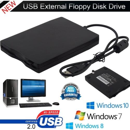 Replacement For Win 98SE/ME/2000/XP Laptop PC 3.5 Inch External Floppy Disk Drive 1.44MB Reader Writer