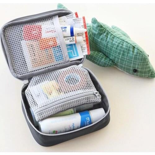 Outdoor Household Medicine Pill Storage Bag Mini Portable Medicine Bag First Aid Kit Medical Emergency Kits Organizer