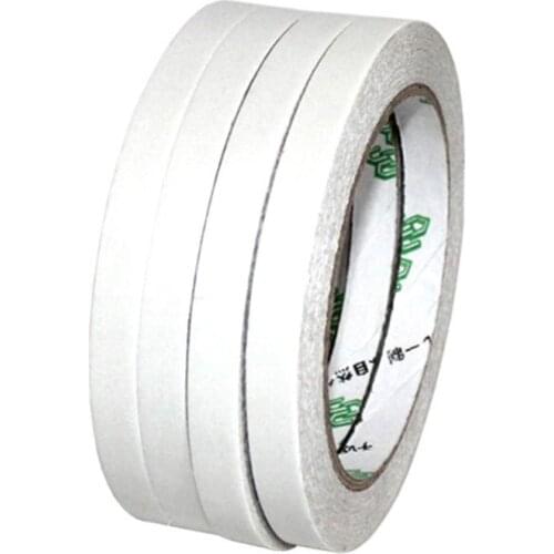 Slim Strong Adhesive Double Sided Sticky Tape White Powerful Double Faced Adhesive Double Side Tape Double Sided Adhesive Tape
