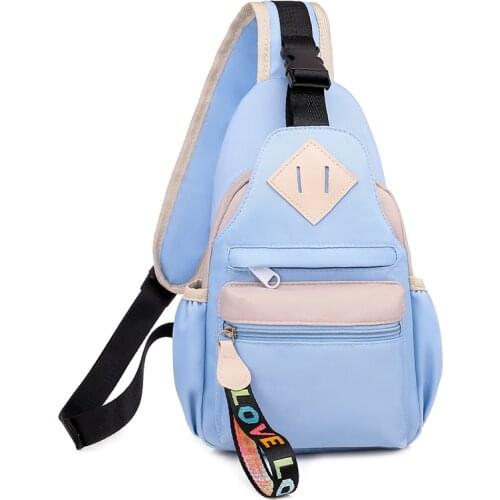 Women Oxford Sling Bag Chest Shoulder Backpack Shopping Crossbody Bag for Girls Travel Hiking Cycling Cross Body Bags Sac A Main
