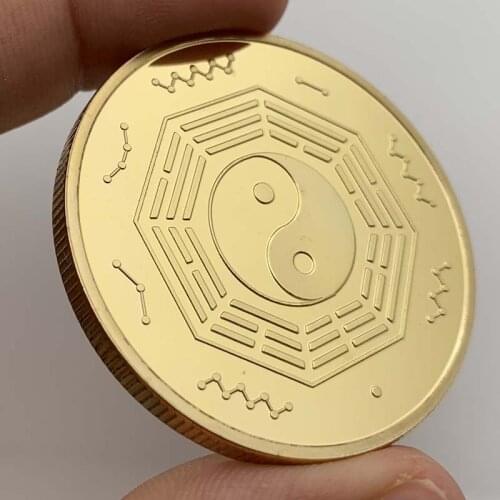 Gold Coin European India Buddhism Gold China Tachi Commemorative Coin