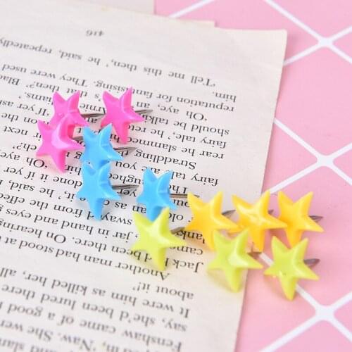 12pcs/lot Flower Star Shape Bulletin Boards Thumb Tacks Wall Tacks Decorative For Cork Board Home And Office Push Pins