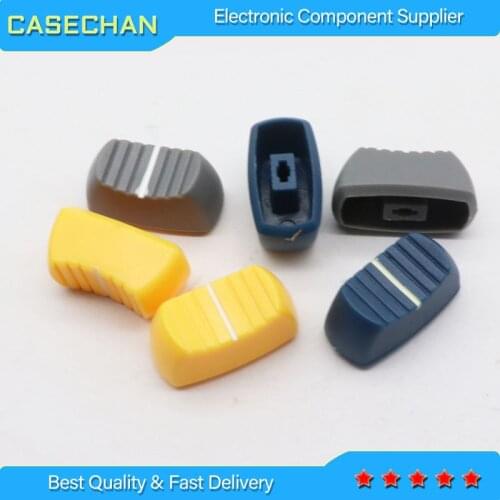 16pcs mixer Playing discs DJ potentiometer fader knob cap / audio volume switch adjustment fader cap / potentiometer top