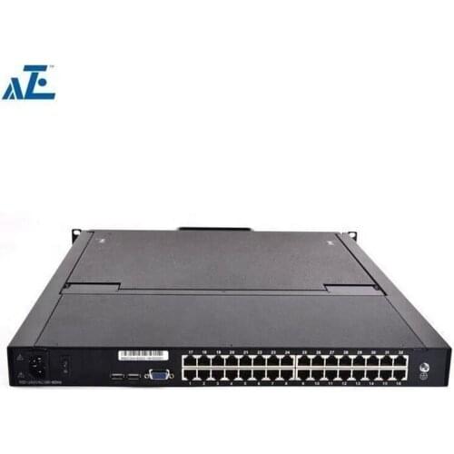 1u 32 Port Rackmount Portable KVM Console Switch 17inch Lcd Console with RJ45 port