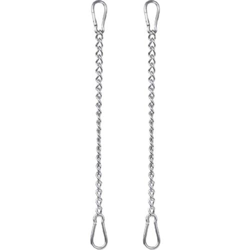 2 Pieces Of Hanging Chair Chain Hook Carabiner 304 Stainless Steel Chain Swing Sandbag Hanging Hammock