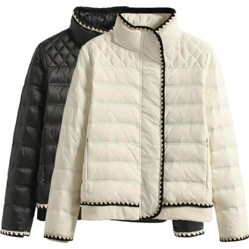 2021 Plus Size Ultralight Down Jacket Winter Women White Parkas High Quality Winter White Duck Down Female Warm Down Coat
