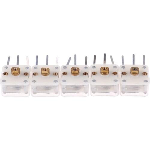 5 Pcs/lot Duplex 223p 60pf/140pf 2.1mm Hole Shaft Radio Variable Capacitors