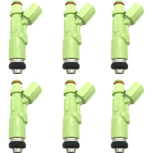 6pcs 23209-13030 23250-13030 Fuel injector for TOYOTA JP LITEACE, TOWNACE 1996~2007 1.8L 7KE