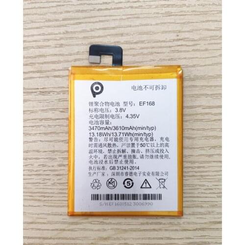 AZK 3610mAh EF168 Battery For PPTV King7 King7S PP6000 Phone Latest Production High Quality Battery