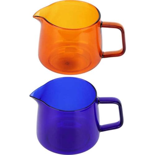 550ml Anti-Scalding Coffee Sharing Cup Borosilicate Hot Drinking Glass Cup For Tea Coffee Water