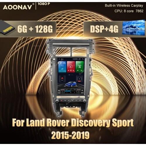 128GB car radio 2din Android 10.0 For Land Rover Discovery Sport 2015-2019 car multimedia player Stereo receiver GPS navigator