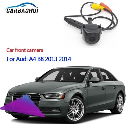 Car Special Front HD high quality Camera For Audi A4 B8 2013 2014 Car front camera Waterproof Night Vision CCD