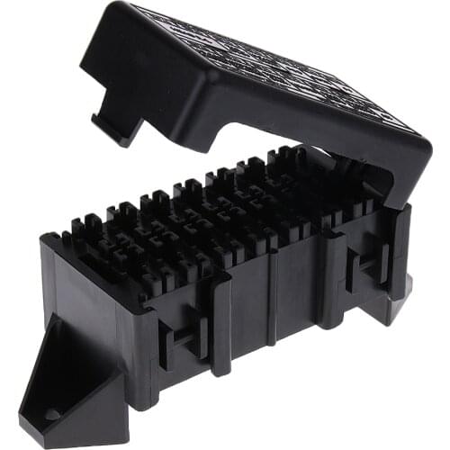 Car Vehicles Boat Audio Part Portable DC12V-32V 14 Way Fuse Holder Box Block