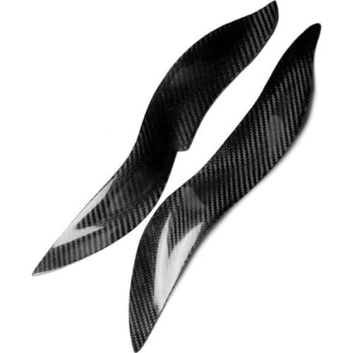 For Mercedes Benz Smart Fortwo W450 2003-2006 Real Carbon Fiber Headlight Cover Eyebrows Eyelids Car Sticker Trim Protector