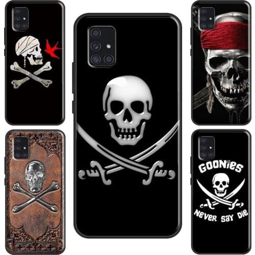 Pirate Skull Case For Samsung A12 A32 A42 A52 A72 A11 A51 A71 A02S A10 A20 A30S A40 A50 A70 A21S A20e