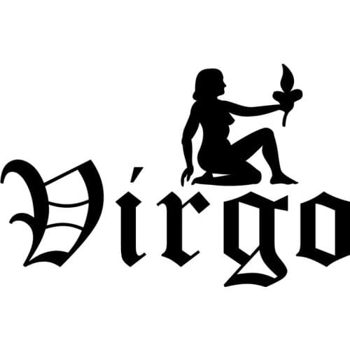 CS-1897# Vinyl Decal Virgo Car Sticker Waterproof Car Decor for Auto Truck on Bumper Rear Window
