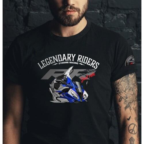 For BMW S1000RR Racing Team T-Shirt O-Neck Printed Man Short Sleeve T Shirt