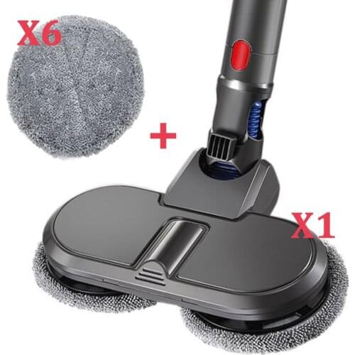 Electric mopping brush + cleaning cloth for dyson V7 V8 V10 V11 replaceable parts