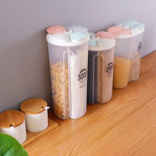 Kitchenware Storage Tank Moisture-proof Sealed Tank Compartment Storage Box Transparent Plastic Box Food Storage Box